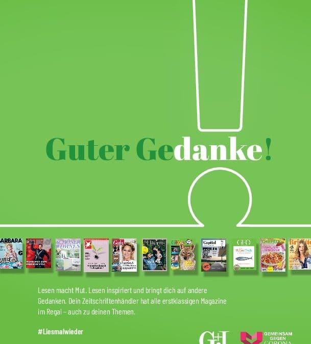 Gru­ner + Jahr wirbt fürs Lesen und dankt dem Handel