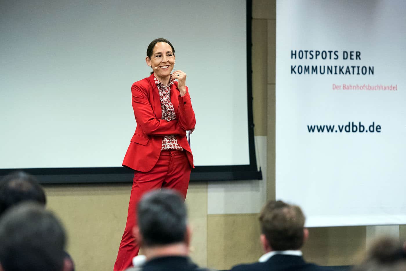 Journalistin und Moderatorin Andrea Thilo // Foto: Ole Bader / sandwichpicker-berlin.com