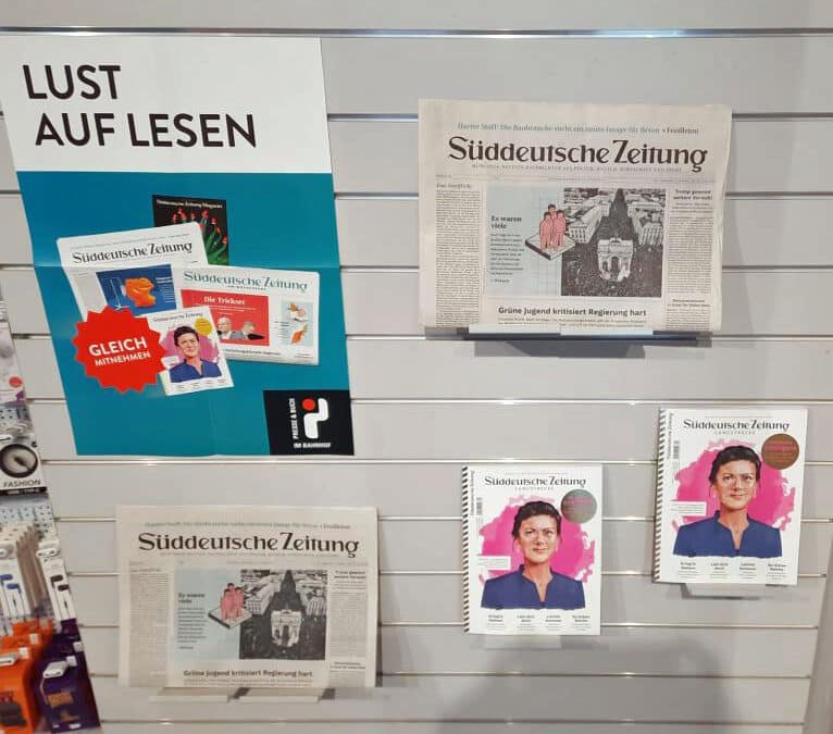 Sor­ti­ments­ak­tion für Süd­deut­sche Zei­tung und SZ Langstrecke