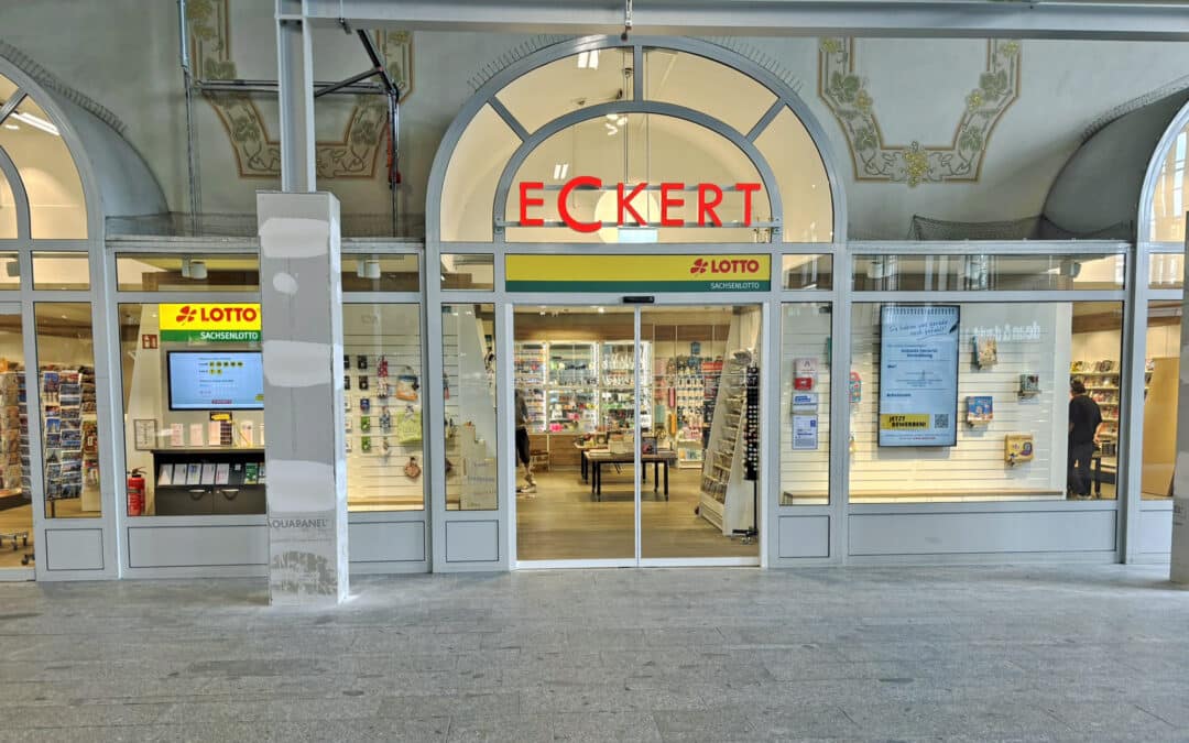 Moder­ni­sierte Bahn­hofs­buch­hand­lung in Dresden-Neustadt